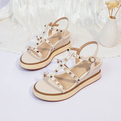 Women's High Rivet Sandals